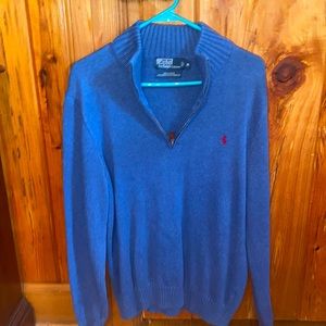 3 polos, 2 button downs, and a quarter zip